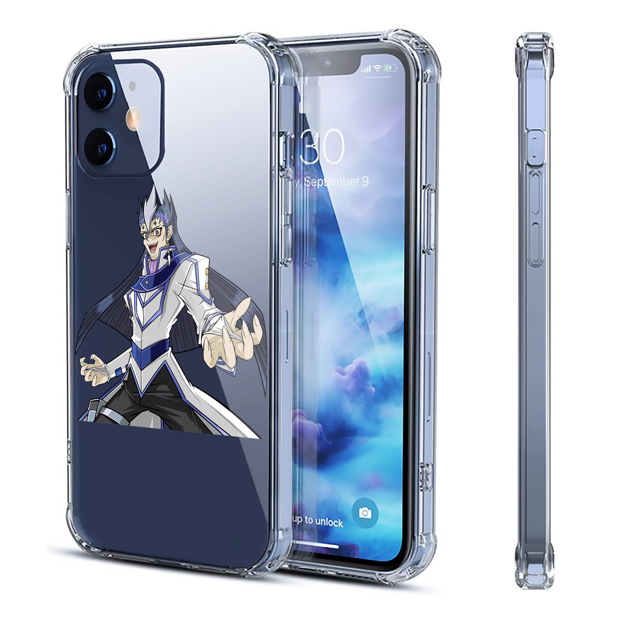 （画像用） 遊☆戯☆王 Yu-Gi-Oh! 【iPhone 12シリーズ対応】透明スマホケース（クリアソフトケース）